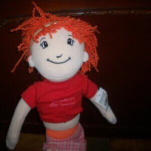 Retired Groovy Girls TM 2003 Rag Doll Plush Red Hair Crop Top Paramount Parks